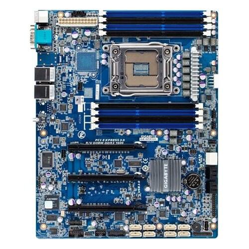 For GIGABYTE GA-6PXSVL 6PXSVL Server Desktop X79 ECC REG DDR3 Slot LGA 2011 Motherboard Support E5-2600 2670