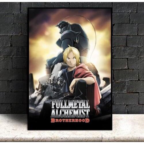 Modular Canvas Pictures Home Decoration Fullmetal Alchemist Anime Painting Wall Artwork HD Printed Nordic Poster For Living Room
