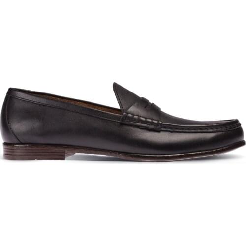 Deery, Genuine Leather Men Black Calfskin Leather Loafers Moccasins Breathable Slip on Flats Male Driving Shoes 2021