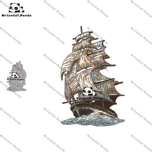 New Dies 2020 Sailboat Metal Cutting Dies diy Dies photo album cutting dies Scrapbooking Stencil Card Making metal dies