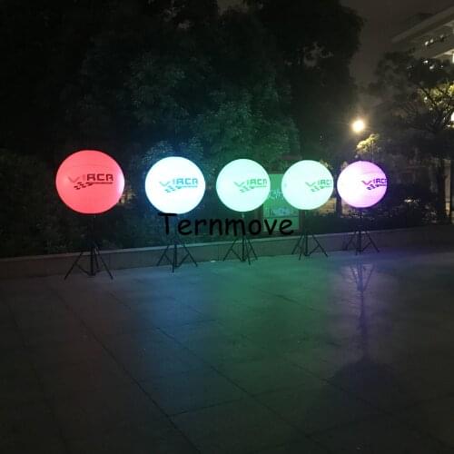 Oxford led inflatable glowing swing balloon party decoration inflatable stand tripod balloon inflatable stand balloon with LED