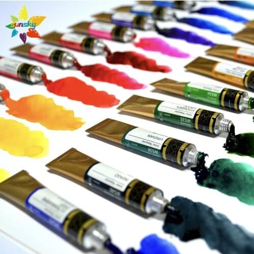 Original MIJELLO Gold series Master level Watercolor pigment A series Single optional Tubulose 15 ml Bright and clean colors