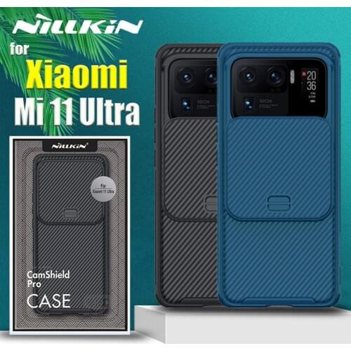 For Xiaomi Mi 11 Ultra Case Casing Nillkin Slide Camera Protection Lens Protect Privacy Shockproof Cover on Mi11 Ultra Funda