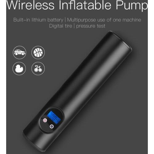 150PSI Portable Electric Inflator Handheld LCD Digital Car Bicycle Bike Pump LED Flashlight Auto Air Compressor Bicycle Pumps