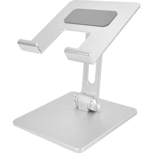 Adjustable Foldable Aluminum Alloy Phone Tablet Bracket Silver Tablet Stand Holder Universal Desktop