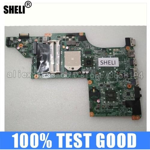 SHELI For HP DV6-3020US DV6Z-3000 DV6-3120US DV6 Motherboard DA0LX8MB6D1 595135-001