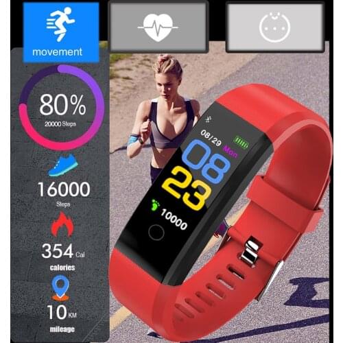 Color Screen Smart Bracelet True Heart Rate Running Blood Pressure Health Monitoring Sports Bracelet Excellent Living Bracelet