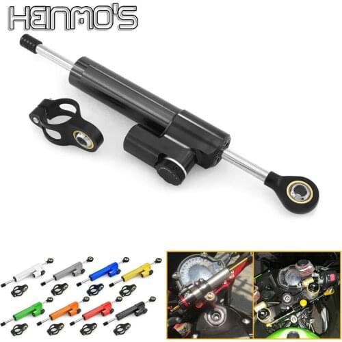 For Kawasaki Z300 Z250 Ninja ER6N Z900 Z800 Motorcycle Steering Damper Stabilizer Bracket Kit For Yamaha MT09 MT07 YZF R1 R6