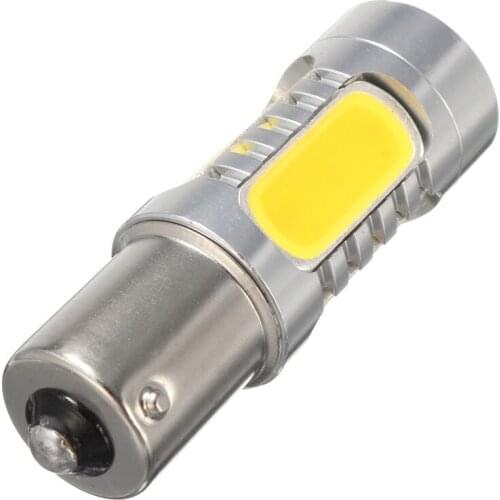 2pcs LED COB Bulbs Turn Signal Backup Light Lamp Amber Yellow 1156PY BAU15S PY21W 7.5W Lighting Bilbs Drop Shipping