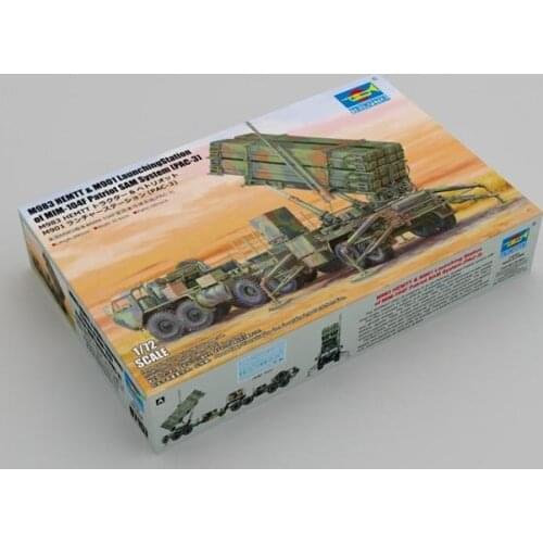 Trumpeter 07157 1:72 Scale M983 HEMTT/M901 Launching Station of MIM-104F Patriot SAM System PAC-3 Model Kit