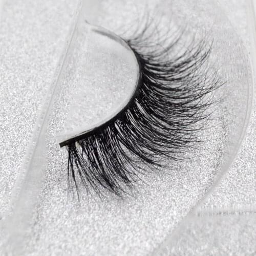 Visofree eyelashes 3D Mink Lash High Volume Handmade Reusable Lashes Winged Long Soft Dramatic Mink Lashes False Eyelashes A12