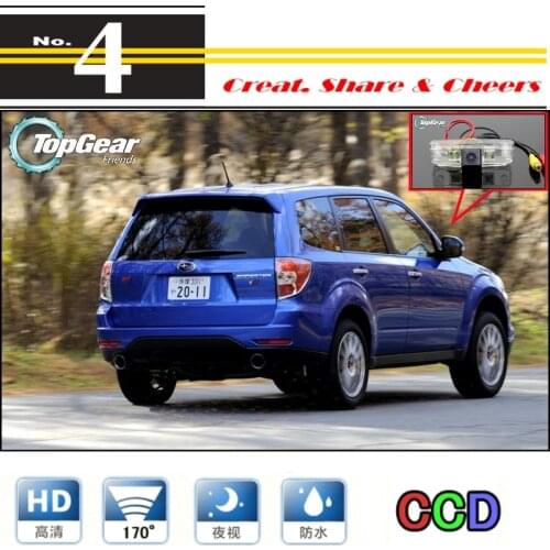 For Subaru Forester SG SH Car Camera High Quality Rear View Back Up Waterproof Camera PAL / NTSC For TopGear Tuning | CCD + RCA