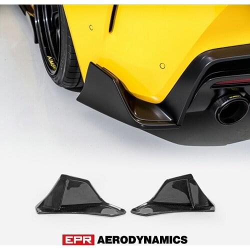 Carbon Fiber Rear Bumper Spat Addon Splitter Set Drift Kit Fit for Toyota 2019 on New Supra A90 Car-styling AGN Type
