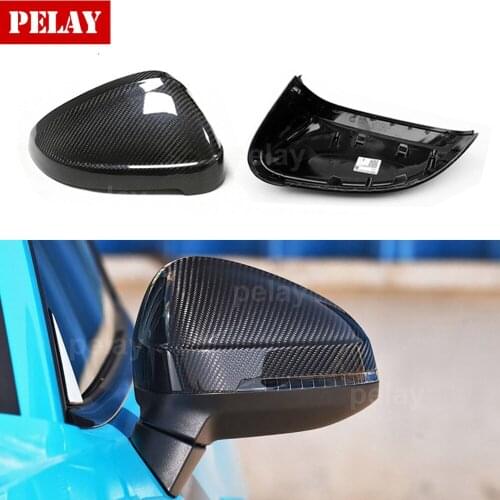 Mirror Cover For Audi RS5 A4 B9 S4 A5 S5 RS4 dry Carbon Fiber Rear Side View Mirror Cover Replacement&add on 2016 2017 2018 2019