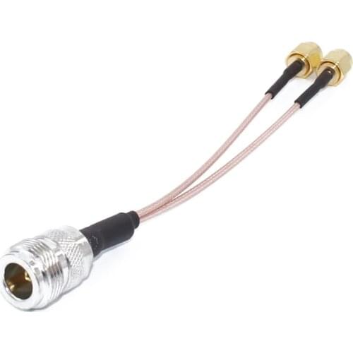 N hembra a conector macho SMA, conector WIFI, divisor, Cable Coaxial Pigtail RF para módem HUAWEI ZTE 3G 4G 1PCS