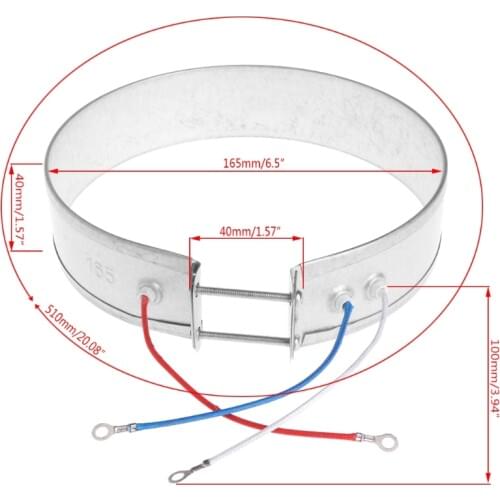165mm Thin Band Heater Element 220V 750W For Household Electrical Appliances New Mar28