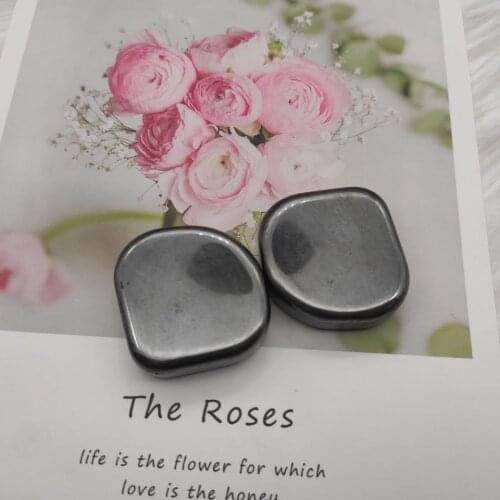 2pcs Black Lodestone Magnetite Tumbled Stone Wicca, Message Reiki Crystal Healing