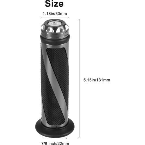 Motorcycle Hand Grips Universal Motorcycle Handlebar Grip For Kawasaki NINJA Honda Suzuki Yamaha 7/8''22MM Motor Accessory 2PCS