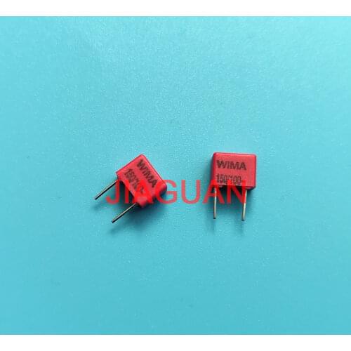 20PCS NEW RED WIMA FKP2 150PF 100V 151/100V PCM5 Audio hot sale FKP-2 150P 100VDC 0.15NF