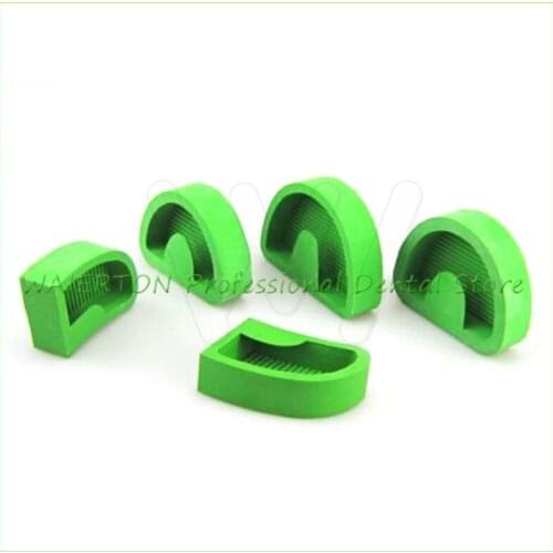 5pcs/set Dental Lab Silicone Rubber Plaster Former Model Base Molds Mould