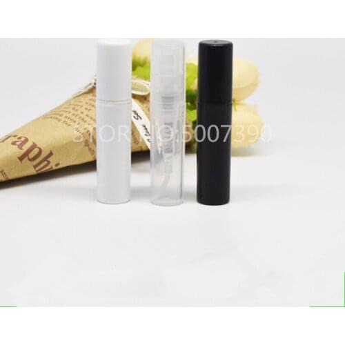 50 pcs 100 pcs 2ml spray bottle portable travel refillable perfume atomizer bottles essential oil bottle empty makeup packing