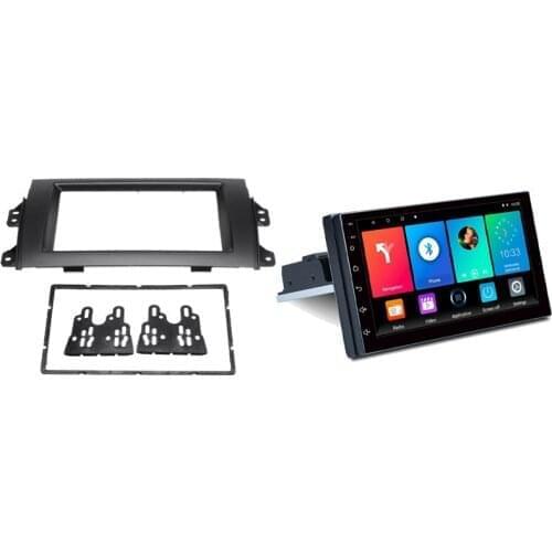 Novel-1 Set 2Din Car Stereo Radio Panel Audio Trim Frame & 1 Set 7 Inch 1DIN Android 9.1 Car Player