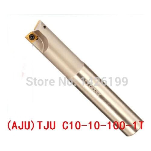 Free Shopping (AJU) TJU C10-10-100 One Flute Face Mill Cutter For Milling Machine boring bar,machine Turning Tool,For CCMT060204