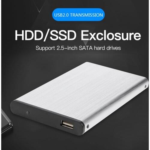 USB 2.0 Mobile Hard Disk Case 10TB 2.5 inch SATA HDD SSD External Enclosure
