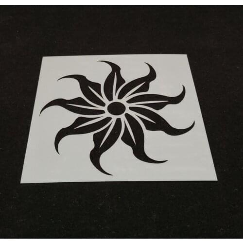 Flower pvc Layering Stencils for DIY Scrapbooking/photo album Decorative Embossing DIY Paper Cards Crafts
