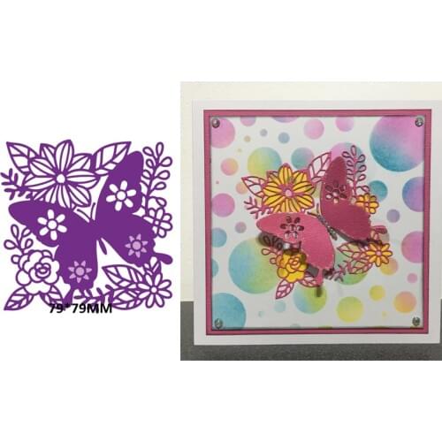 Floral Butterfly Cutting Dies Scrapbooking Craft Handmade Decoration DIY Card Album Making Template Embossing Die Cut New 2019