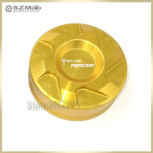 For YAMAHA MT-09 MT 09 MT09 TRACER 2015-2018 16 Rear Brake Reservoir Cover Motorcycle Master Cylinder Oil Fluid Cap With Logo