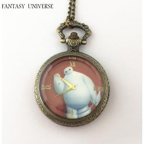 FANTASY UNIVERSE Freeshipping wholesale 20PC a lot pocket Watch necklace HRBBBB90