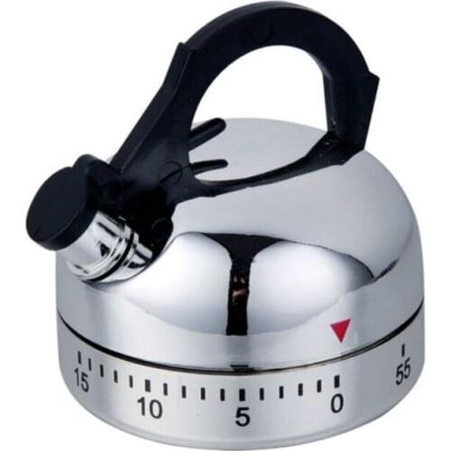 Kettle Shape Kitchen Tool Gadgets Cooking Reminders Tools Countdown Alarm Reminder 60 Minutes Kitchen Timer Mechanical Timer