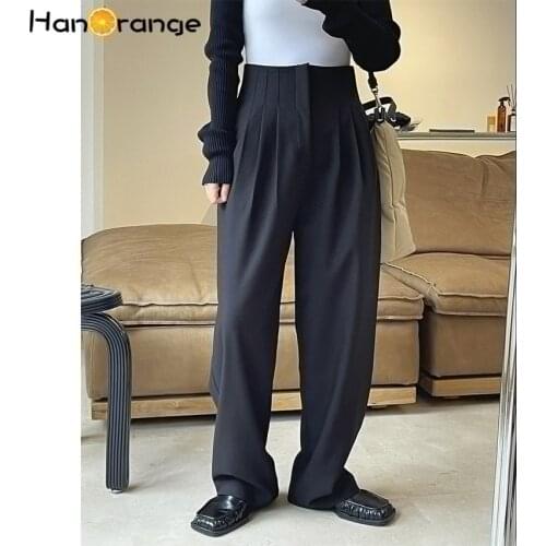 Hanorange Women's Straight Trousers