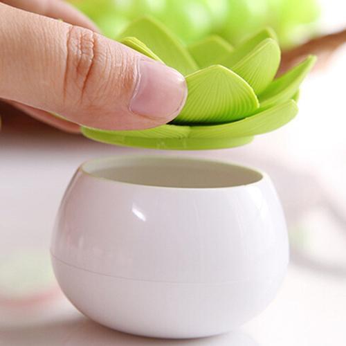 1 Pc Lotus Home Decor Toothpick Cotton Bud Swab Holder Storage Box 4 Colors Toothpick Holder Container Living Room
