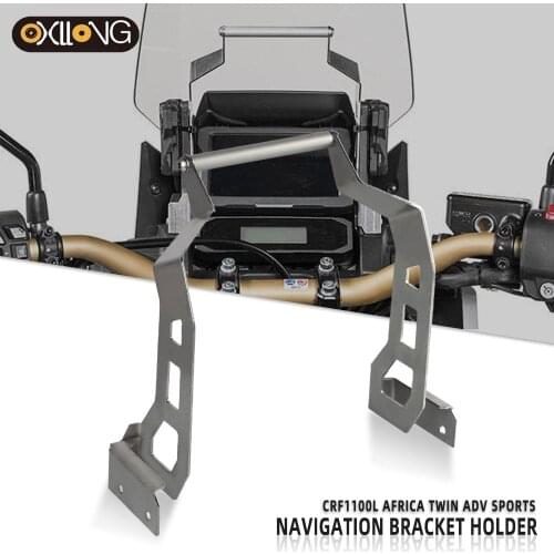 Motorcycle GPS PHONE Navigation GPS Plate Bracket Adapt Holder For HONDA CRF1100L AFRICA TWIN ADVENTURE SPORTS 2019 2020 2021