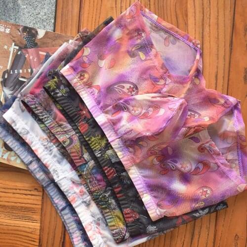 New style large size see-through comfortable mesh mens boxers short U-shaped pocket sexy gay pouch male underwear