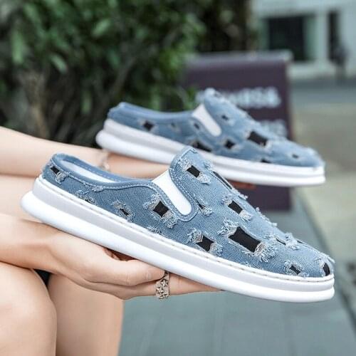 2021 new fashion brand old Beijing cloth shoes mens flat-bottom lazy shoes deodorant breathable linen canvas casual