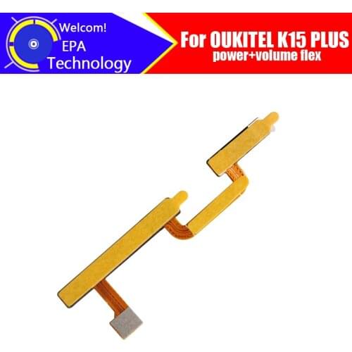 OUKITEL K15 PLUS Side Button Flex Cable 100% Original Power + Volume Button FPC Wire Flex Cable repair accessories for K15 PLUS