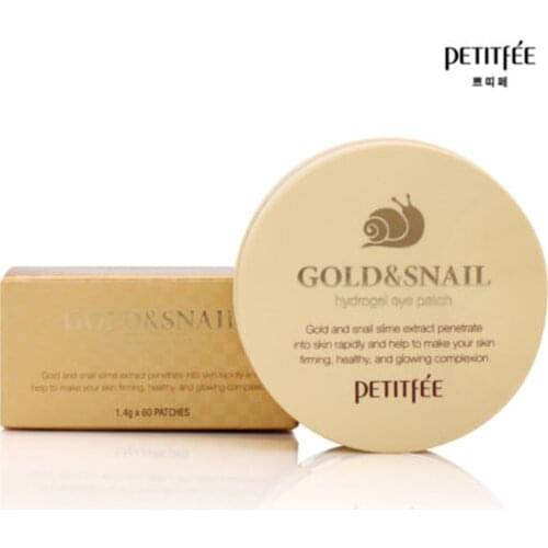 PETITFEE Gold Snail Eye Patch 60pcs Sleep Mask Remover Wrinkle Anti Age Bag Eye Treatment Dark Circles Best Korea Cosmetics