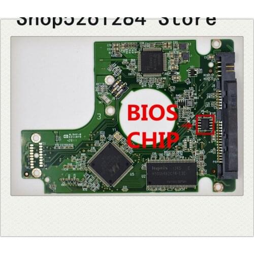 WD2500BEKT , WD3200BUDT , WD3200BPVT HDD PCB circuit board 2060-771672-004 REV A for WD 2.5 SATA hard drive repair data recovery