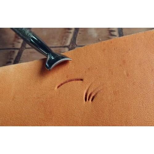 Alloy material vein pattern -Hand-work unique design carving punches stamp craft leather working tools