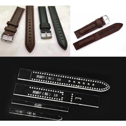 8 Pcs DIY Watch Band Acrylic Template Leather Pattern Leather Craft Tools Leathercraft Tool