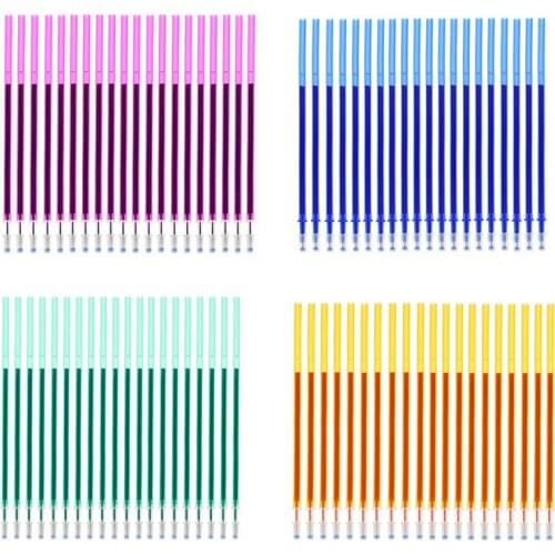 Erasable Pen Can Add 20 Sets / Set Of Gel Refills 0.5mm Magic Erasable Multicolor Ink Stationery School Office Writing Tools