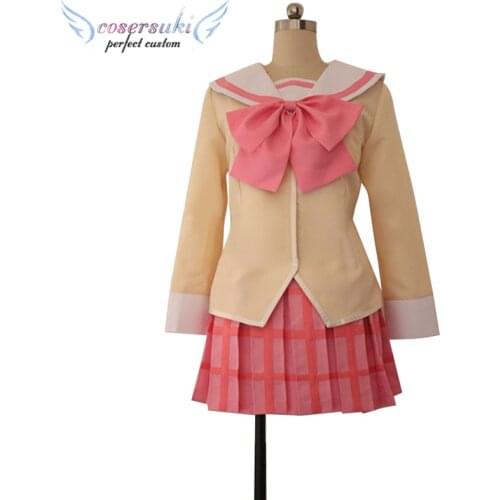 Shinonome Nano Minakami Mai Aioi Yuuko Naganohara Mio schllo uniform Cosplay Carnaval Costume Halloween Christmas Costume