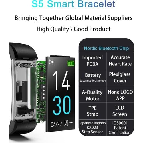 Find Similar Endorsed S5 2.0 temperature smart watches blood oxygen blood pressure smart watch meter waterproof ip68 health