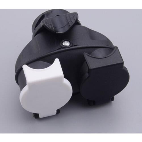 Universal 12V 13 Pin to 7Pin Trailer Light Board Extension Adaptor Socket Plug Caravan Campervan Towing