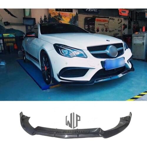 W207 High Quality Carbon Fiber Front Lip Splitter Car Styling For Merceders-Benz E Class W207 E200 E260 E350 Coupe 14-17