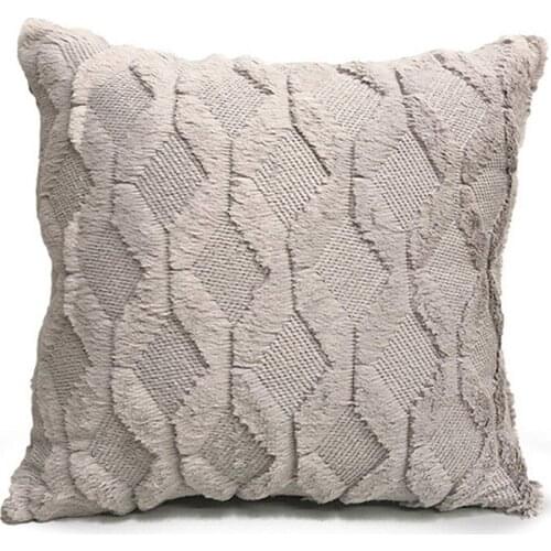 1*Pillowcase 45*45cm Bedroom Seat Pillow Shion Cover Sofa Home Living Room Velvet Soft Decor In Stock Drop Shipping