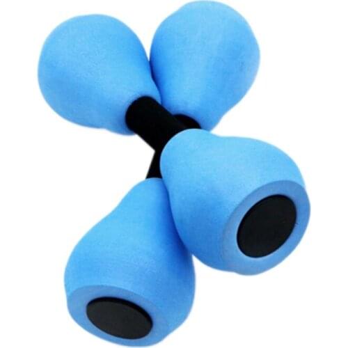 2pcs Water Foam Floating Dumbbell Swimming Pool Water Weight Aerobics Automatic Float Aquatic Barbell Swim Fitness Dumbbell ML